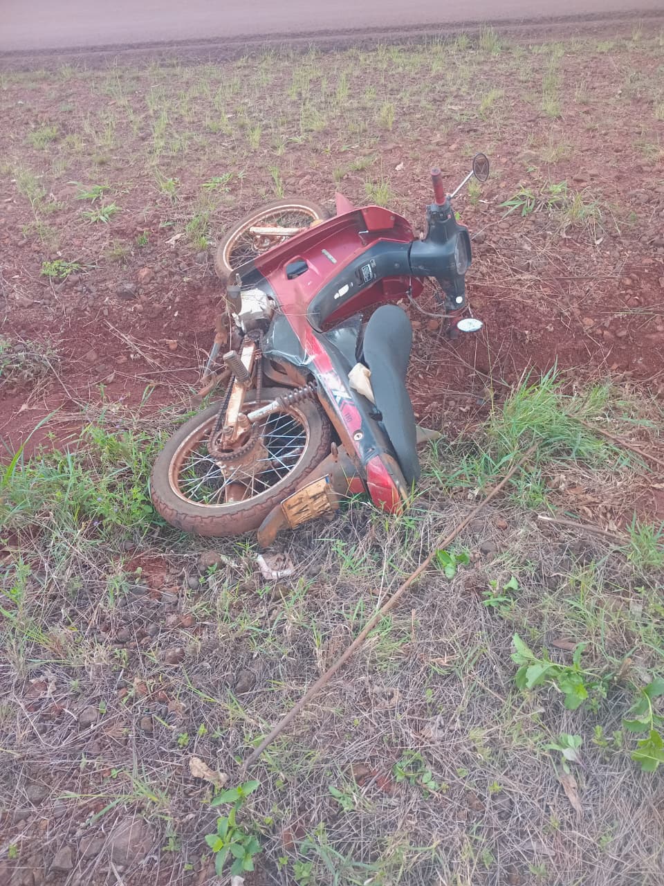 25 de Mayo: motociclista herido tras despiste en la Ruta 8 2